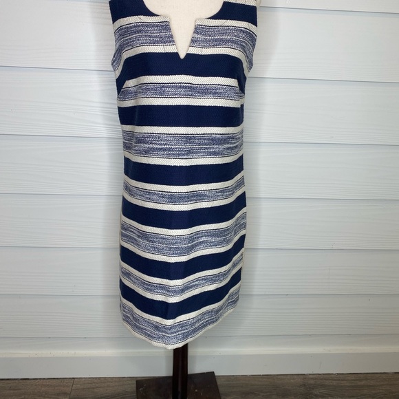 NWT Tommy Hilfiger  Bahama striped linen sheath dress, sz 4 - Picture 3 of 12